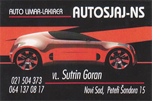 Auto limar-lakirer AutoSjaj NS