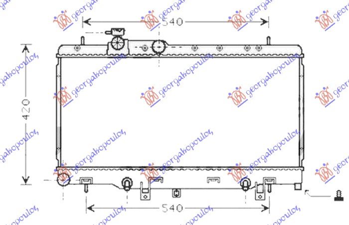 HLAD.MOTORA 1.6-2.0-2.5 BEN AUTO 340x692