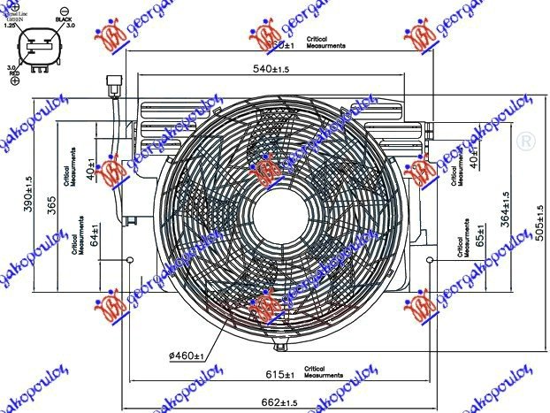 VENTIL.A/C KOMP.(3.0-4.4-4.6-4.8BENZ-DIZ