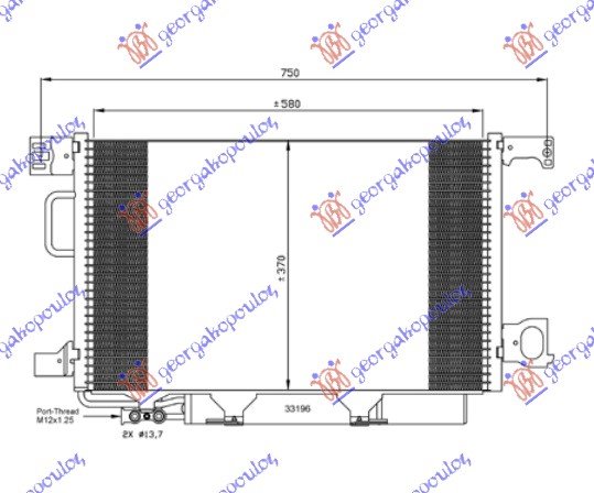 HLAD. KLIME BEN-DIZ (59x37.5) VENTIL 12m