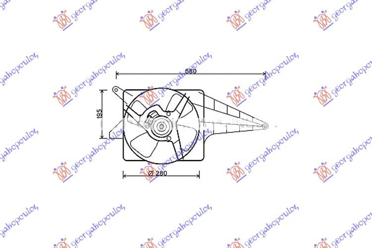 VENTILATOR 1.0-1.2cc - A/C