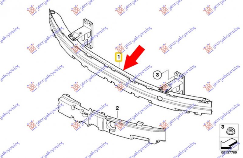 SINA PREDNJEG BRANIKA (M5) ALUMINIJUM