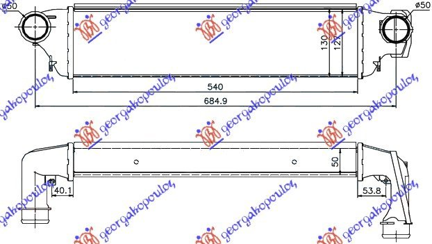 HLAD. INTERC. 2.0TD (54x129x50) (50/50)