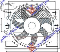 VENTILATOR KOMPLET A/C BEN-DIZ