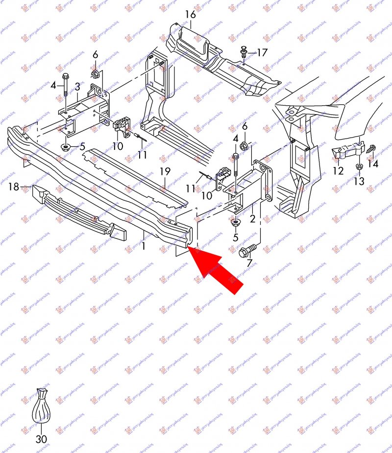 SINA PREDNJEG BRANIKA ALUMINIJUM