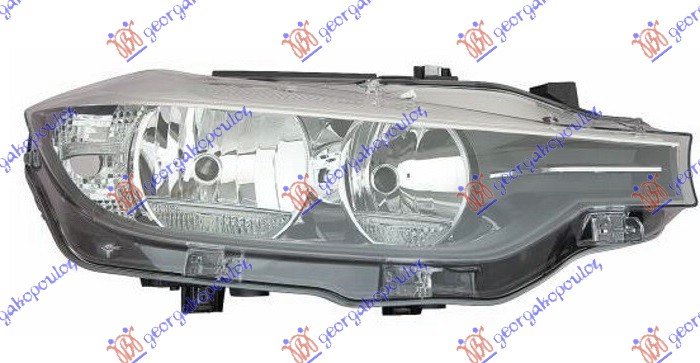 FAR EL. H7/H7 LED DN. SVET. SA MOT. DEPO