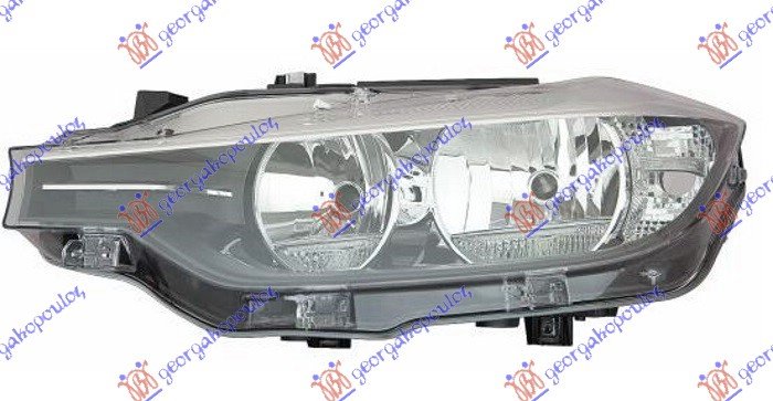 FAR EL. H7/H7 LED DN. SVET. SA MOT. DEPO