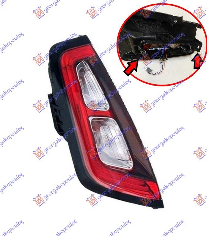 STOP LAMPA LED BRZA MONTAZA L