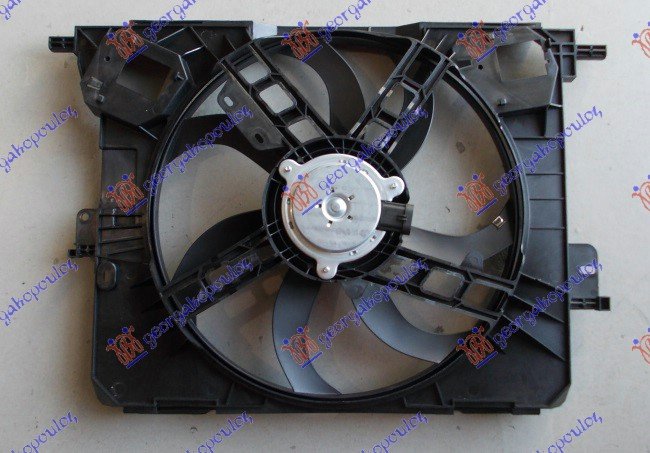 VENTILATOR KOMPLET 0.9-1.0 BENZ. (410mm)